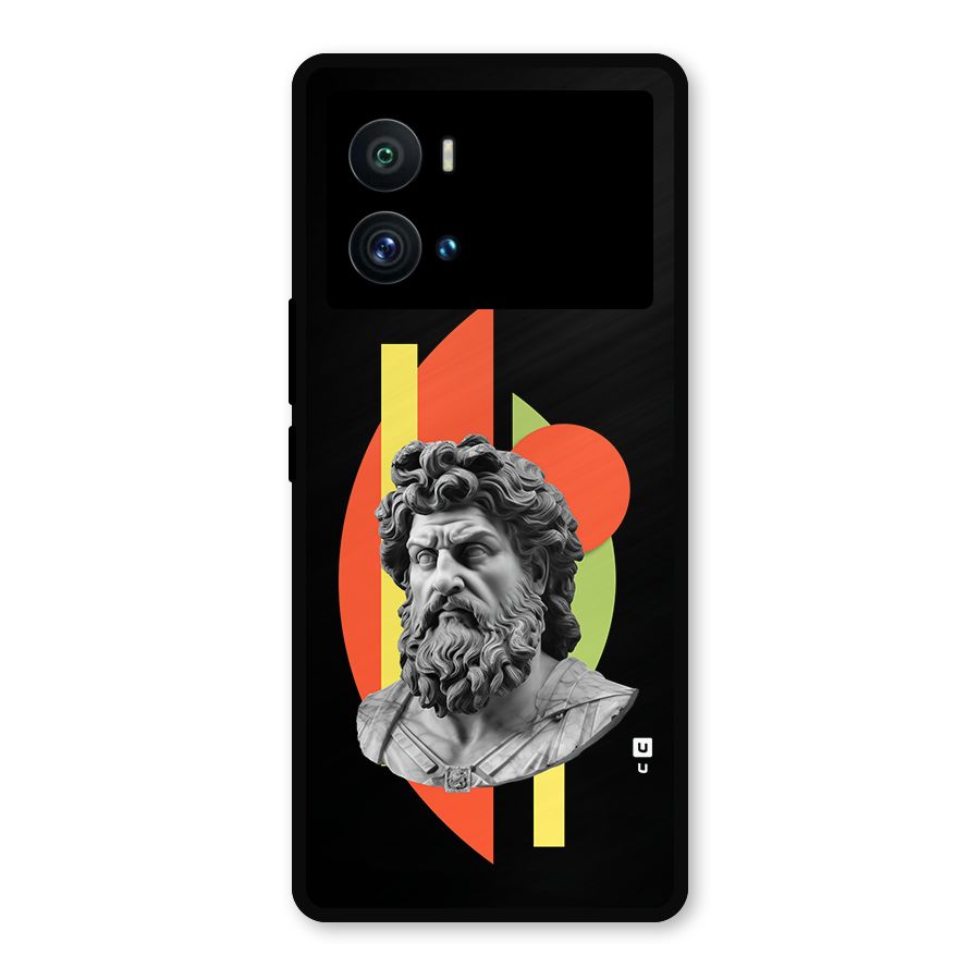 Amazing Geometry Metal Back Case for iQOO 9 Pro