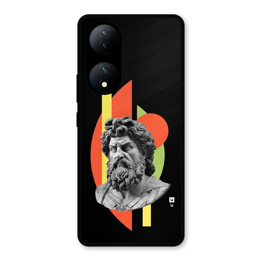 Amazing Geometry Metal Back Case for iQOO Z7