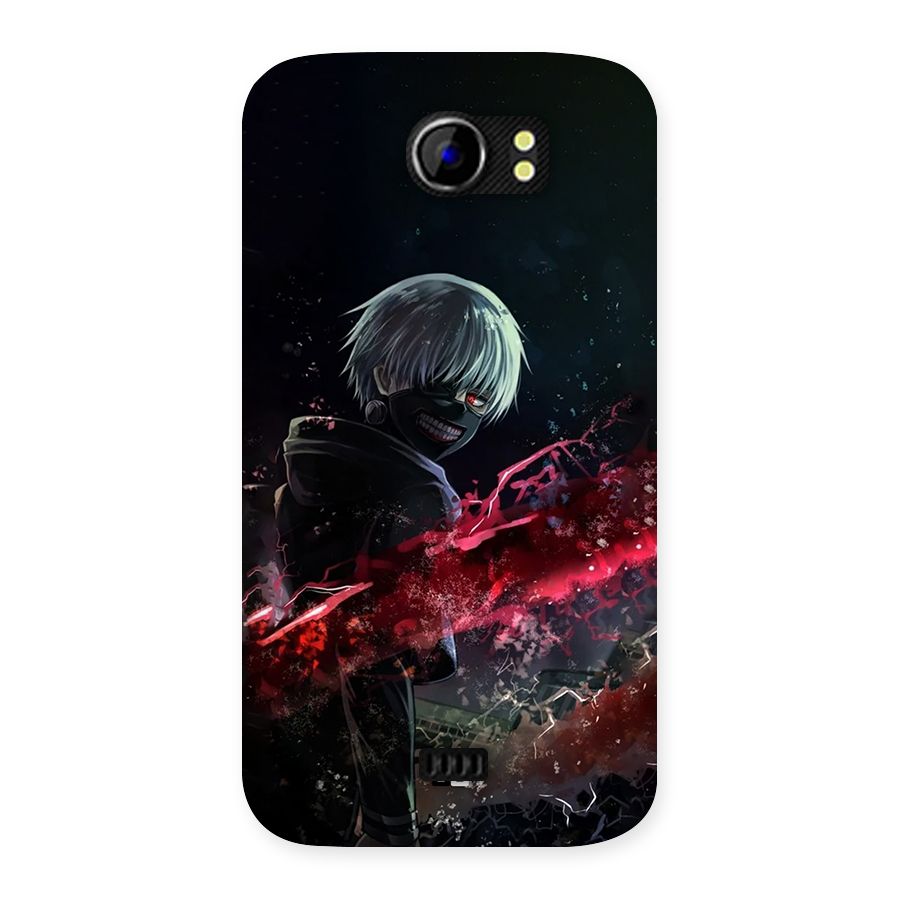 Amazing Ken Kaneki Back Case for Canvas 2 A110