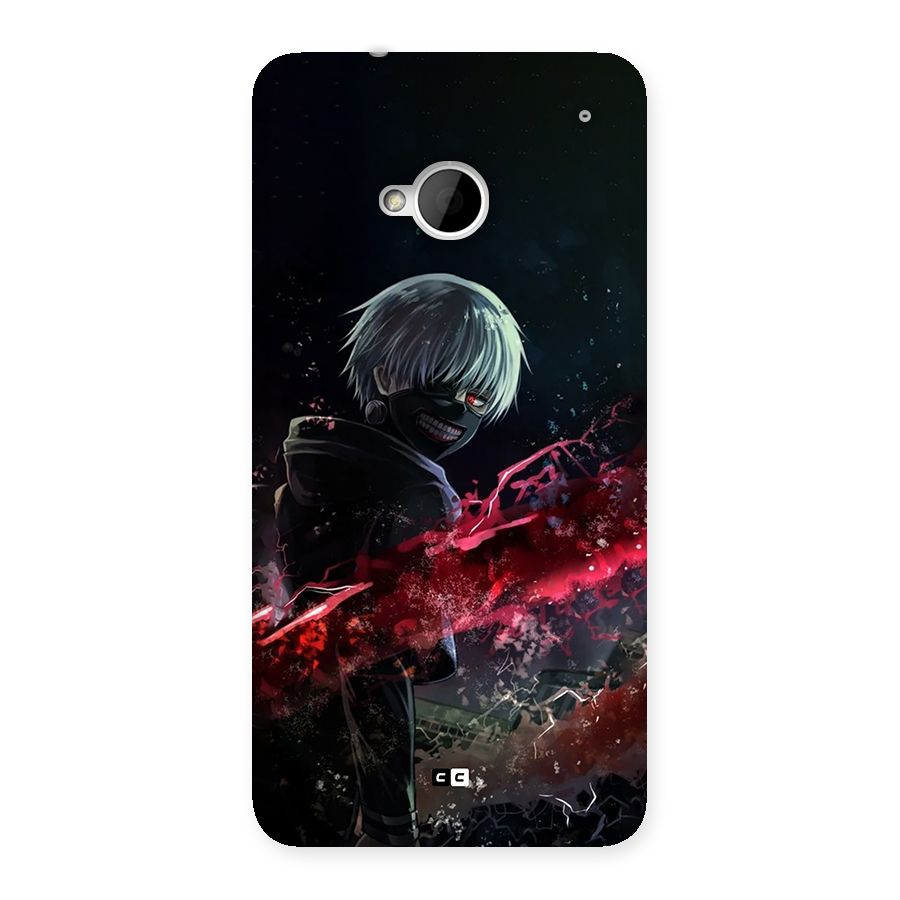 Amazing Ken Kaneki Back Case for One M7 (Single Sim)