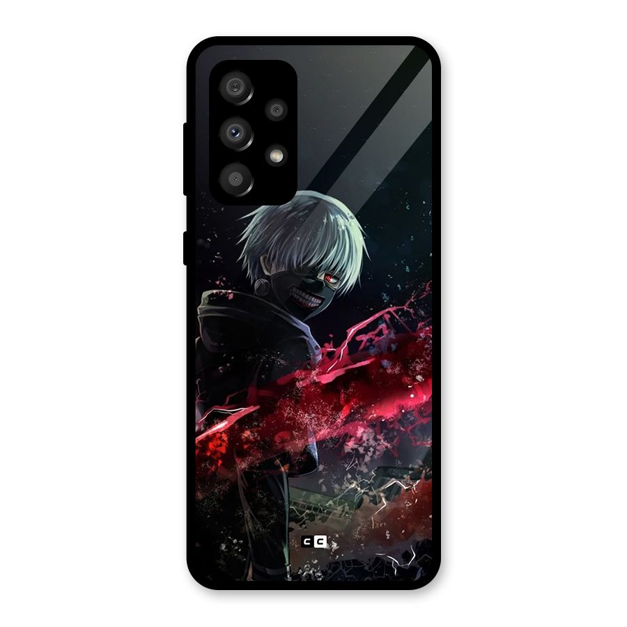 Amazing Ken Kaneki Glass Back Case for Galaxy A32