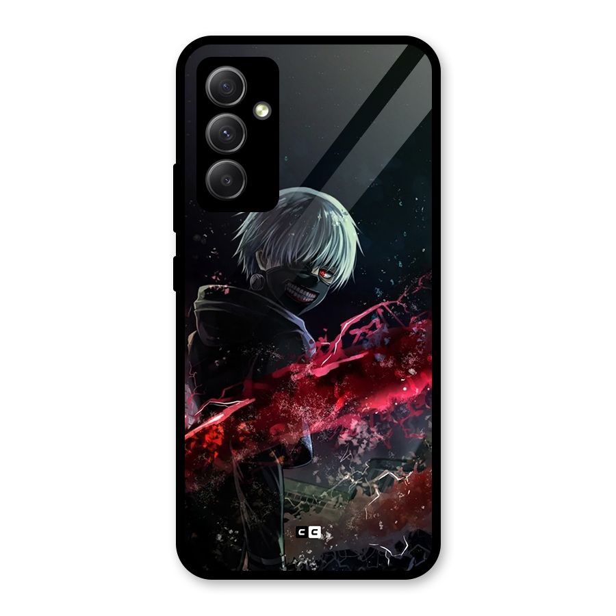 Amazing Ken Kaneki Glass Back Case for Galaxy A34