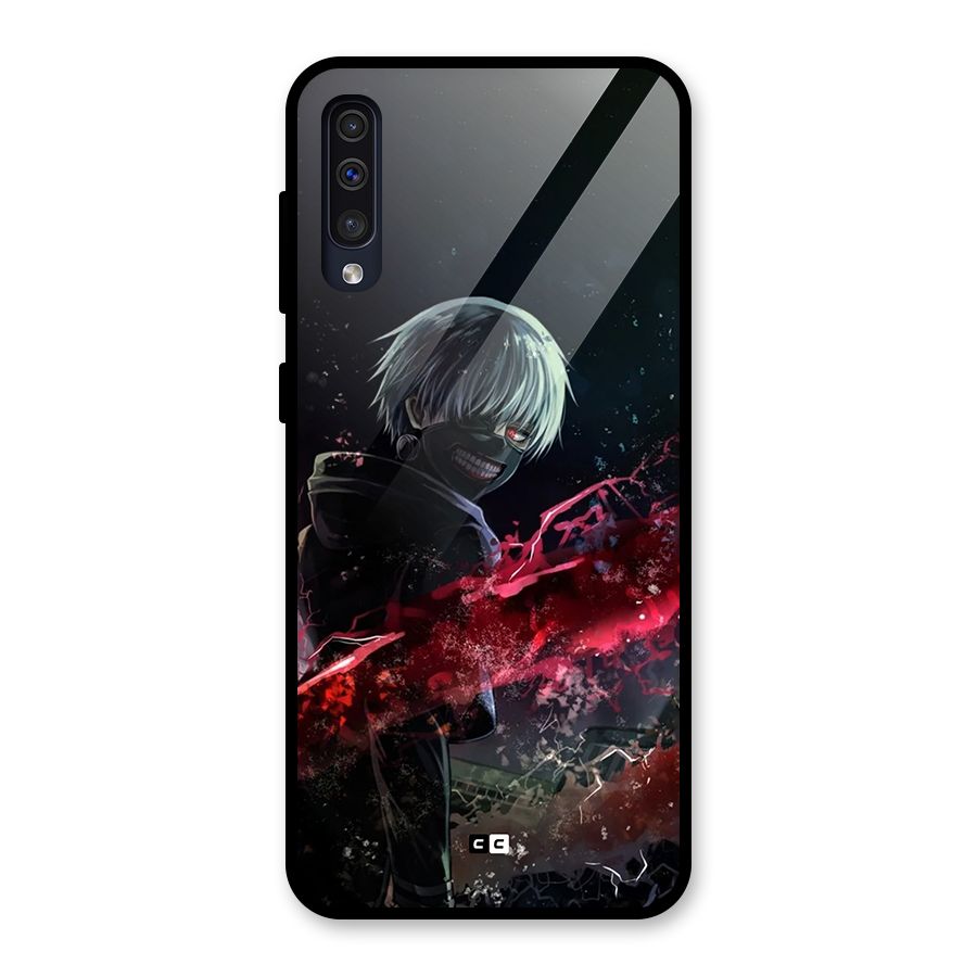 Amazing Ken Kaneki Glass Back Case for Galaxy A50s