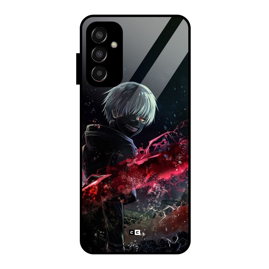 Amazing Ken Kaneki Glass Back Case for Galaxy F13