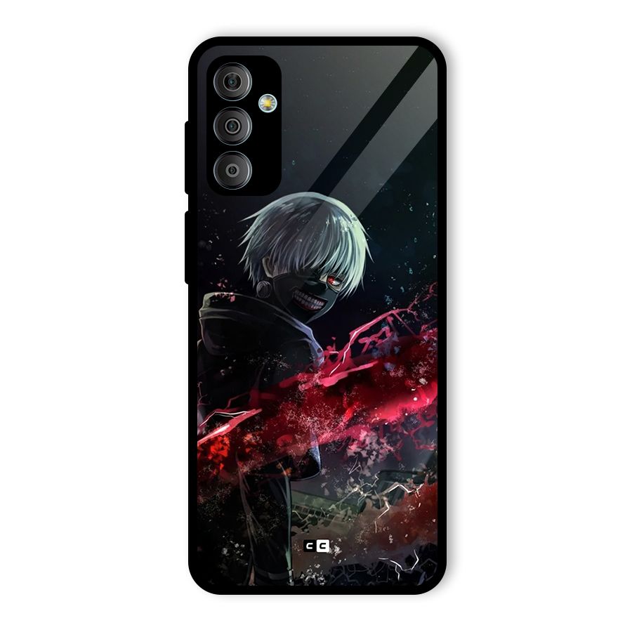 Amazing Ken Kaneki Glass Back Case for Galaxy F23
