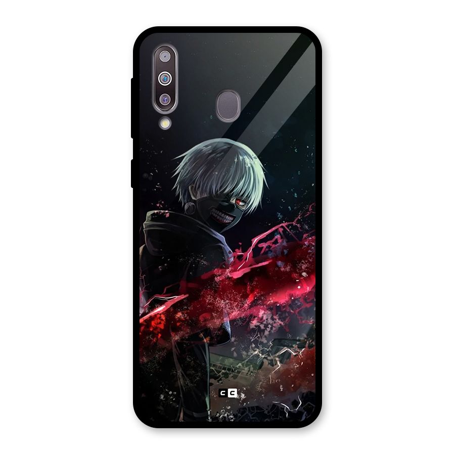 Amazing Ken Kaneki Glass Back Case for Galaxy M30