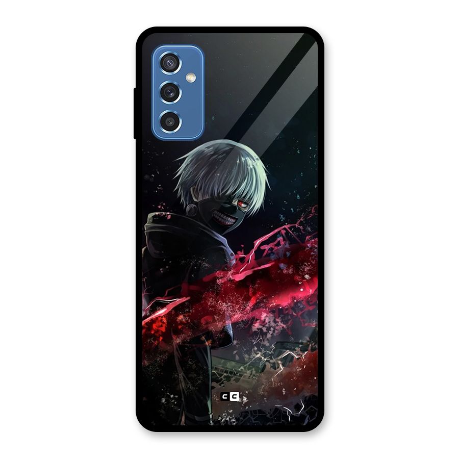 Amazing Ken Kaneki Glass Back Case for Galaxy M52 5G