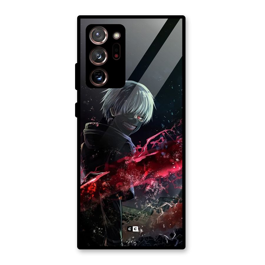 Amazing Ken Kaneki Glass Back Case for Galaxy Note 20 Ultra