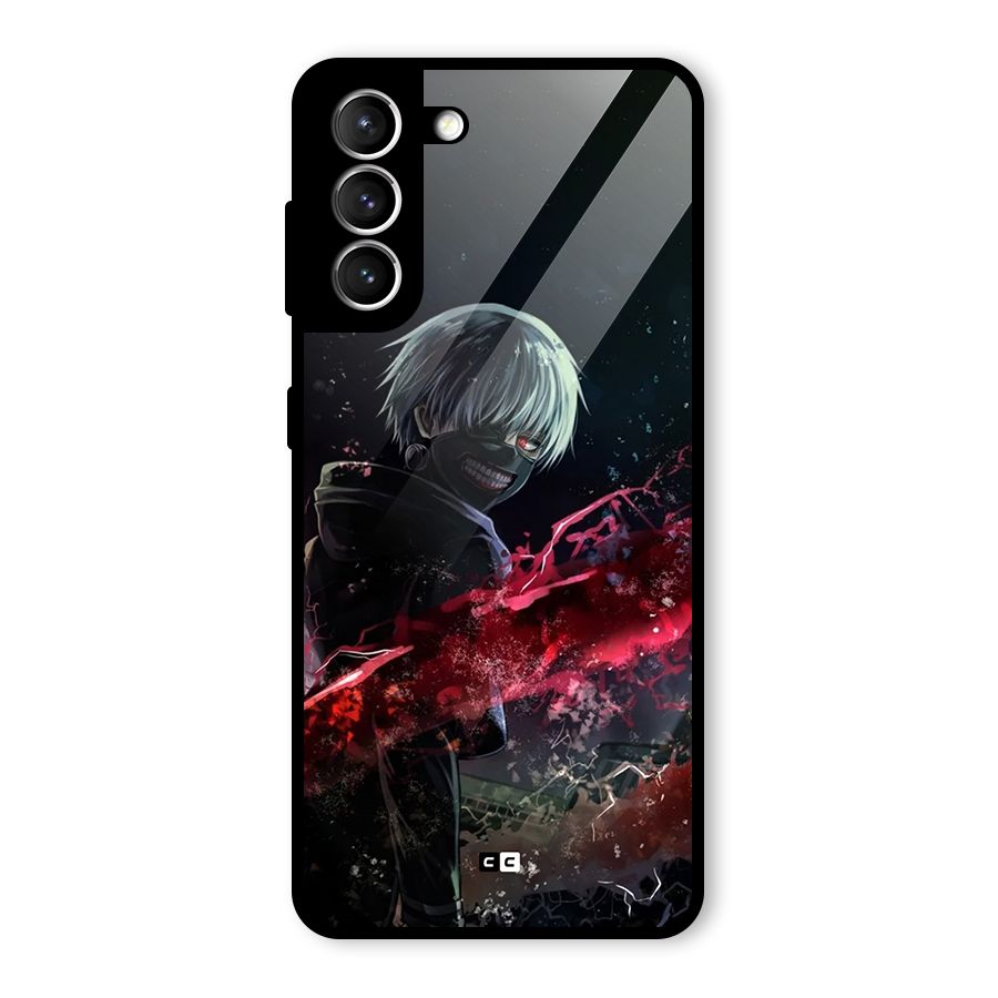 Amazing Ken Kaneki Glass Back Case for Galaxy S21 5G