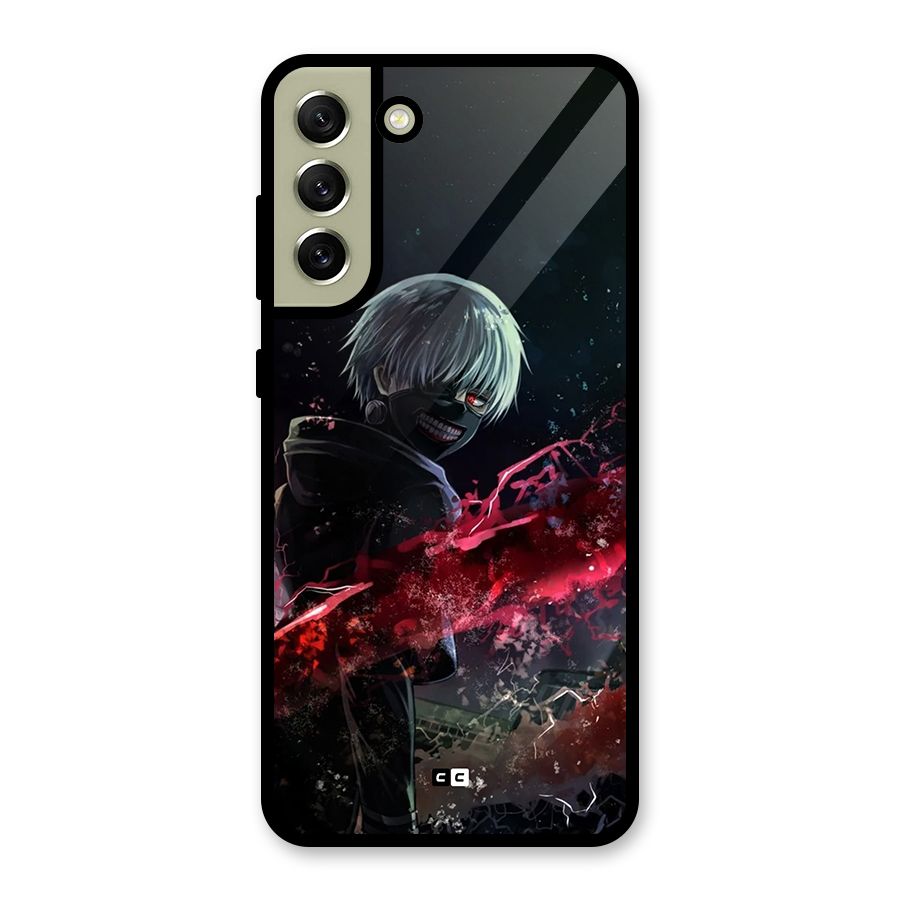 Amazing Ken Kaneki Glass Back Case for Galaxy S21 FE 5G