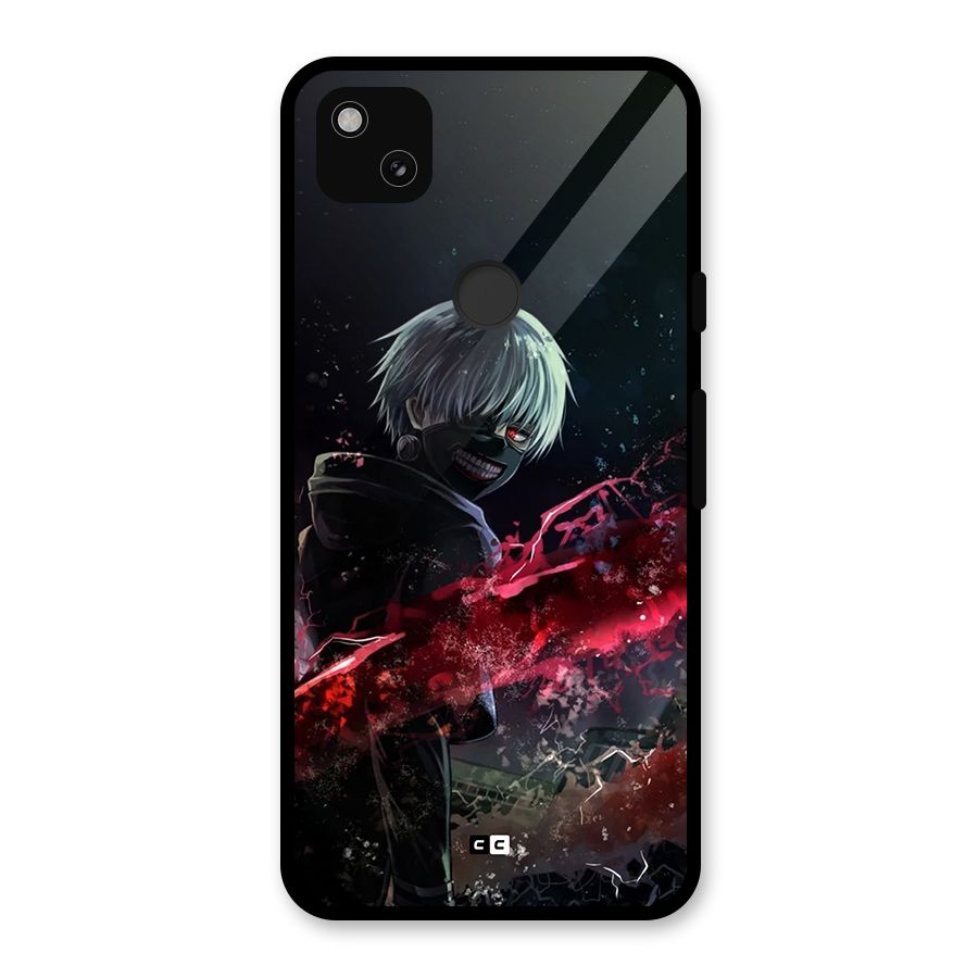 Amazing Ken Kaneki Glass Back Case for Google Pixel 4a