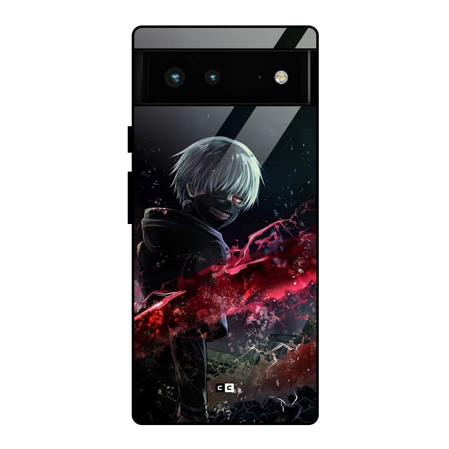 Amazing Ken Kaneki Glass Back Case for Google Pixel 6