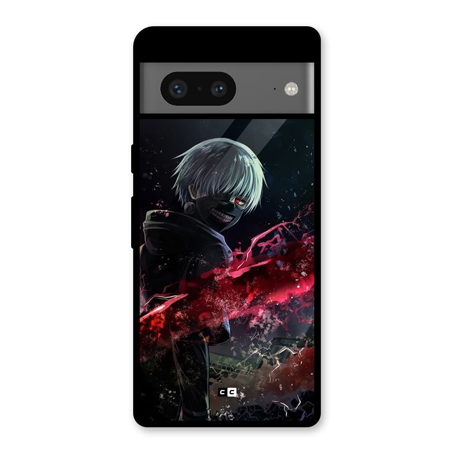 Amazing Ken Kaneki Glass Back Case for Google Pixel 7