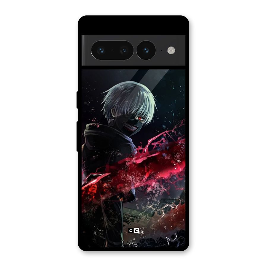 Amazing Ken Kaneki Glass Back Case for Google Pixel 7 Pro