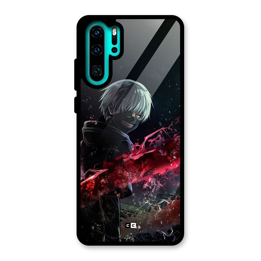 Amazing Ken Kaneki Glass Back Case for Huawei P30 Pro