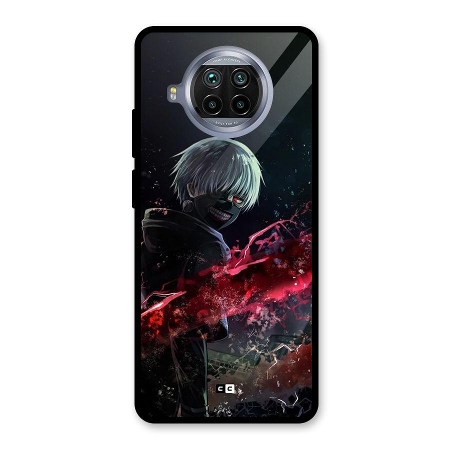 Amazing Ken Kaneki Glass Back Case for Mi 10i
