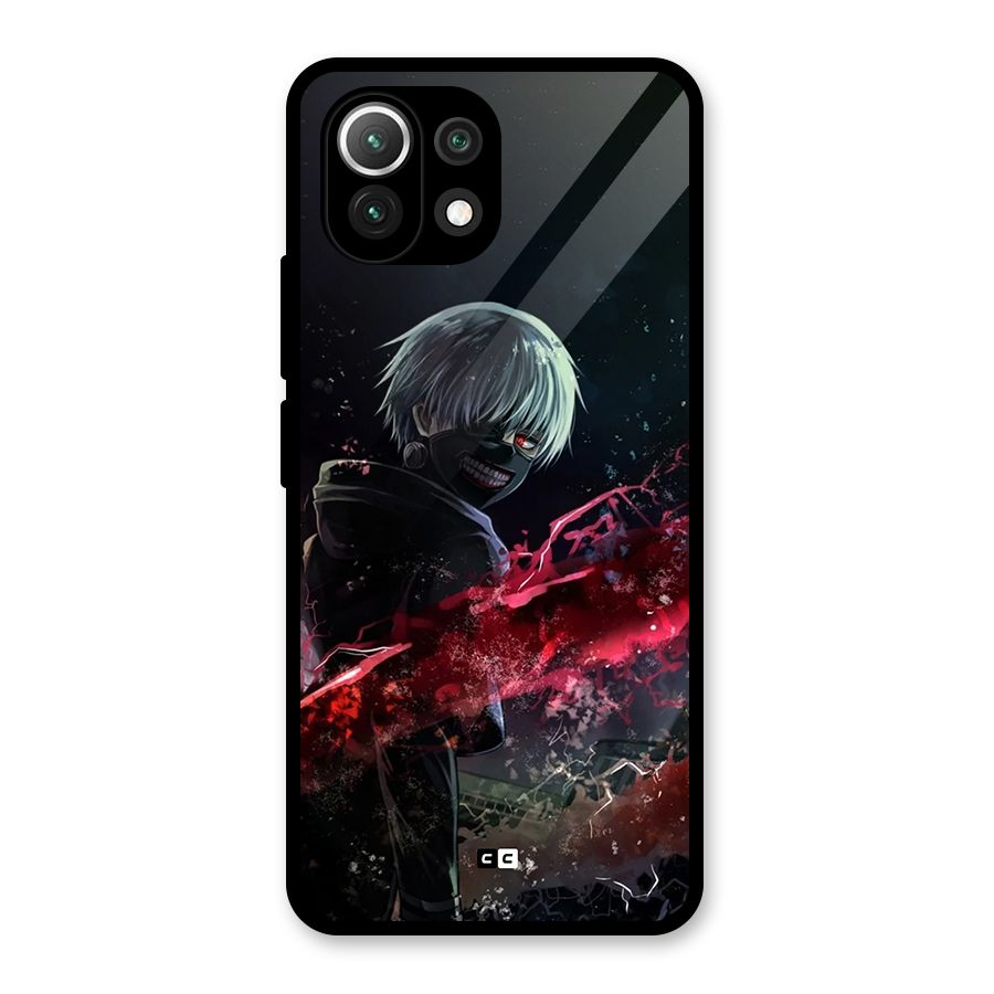 Amazing Ken Kaneki Glass Back Case for Mi 11 Lite