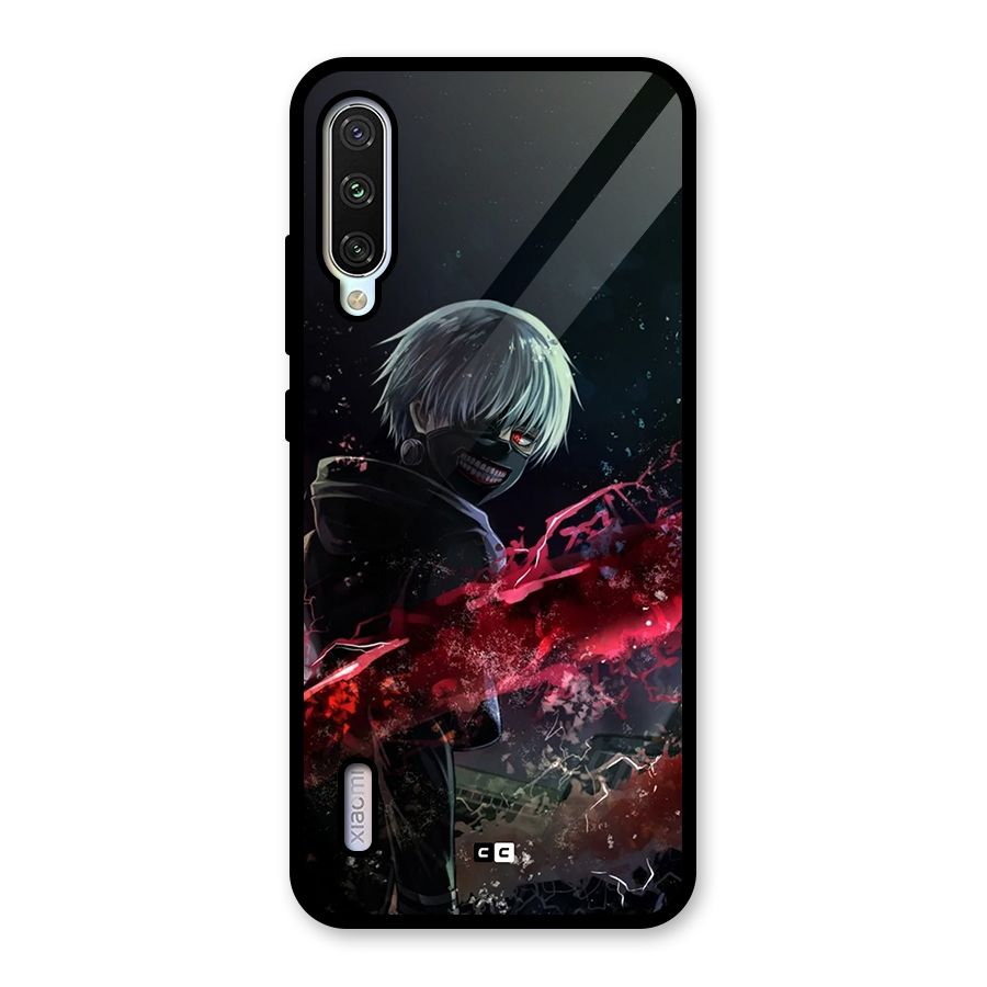 Amazing Ken Kaneki Glass Back Case for Mi A3