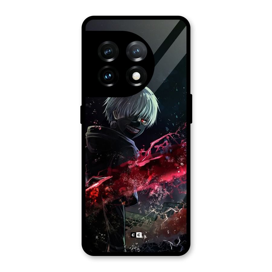 Amazing Ken Kaneki Glass Back Case for OnePlus 11