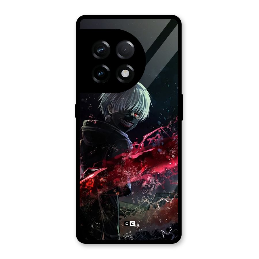 Amazing Ken Kaneki Glass Back Case for OnePlus 11R
