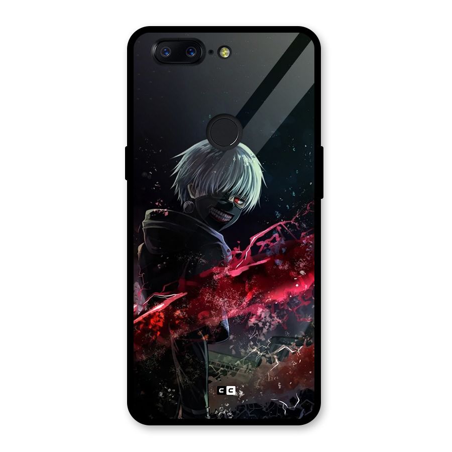Amazing Ken Kaneki Glass Back Case for OnePlus 5T