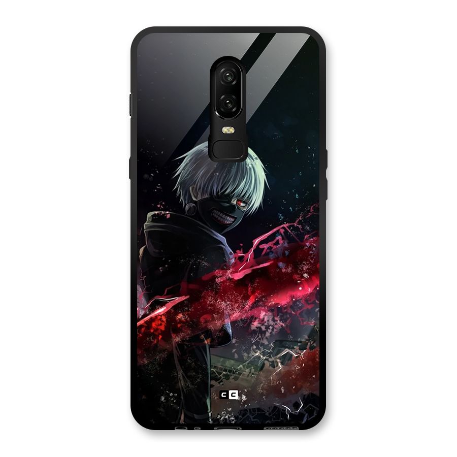 Amazing Ken Kaneki Glass Back Case for OnePlus 6