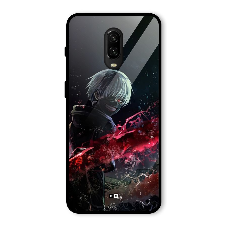 Amazing Ken Kaneki Glass Back Case for OnePlus 6T