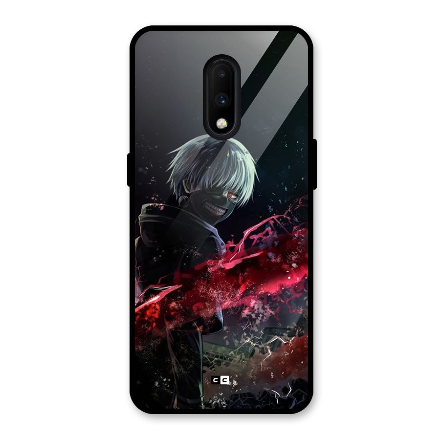 Amazing Ken Kaneki Glass Back Case for OnePlus 7
