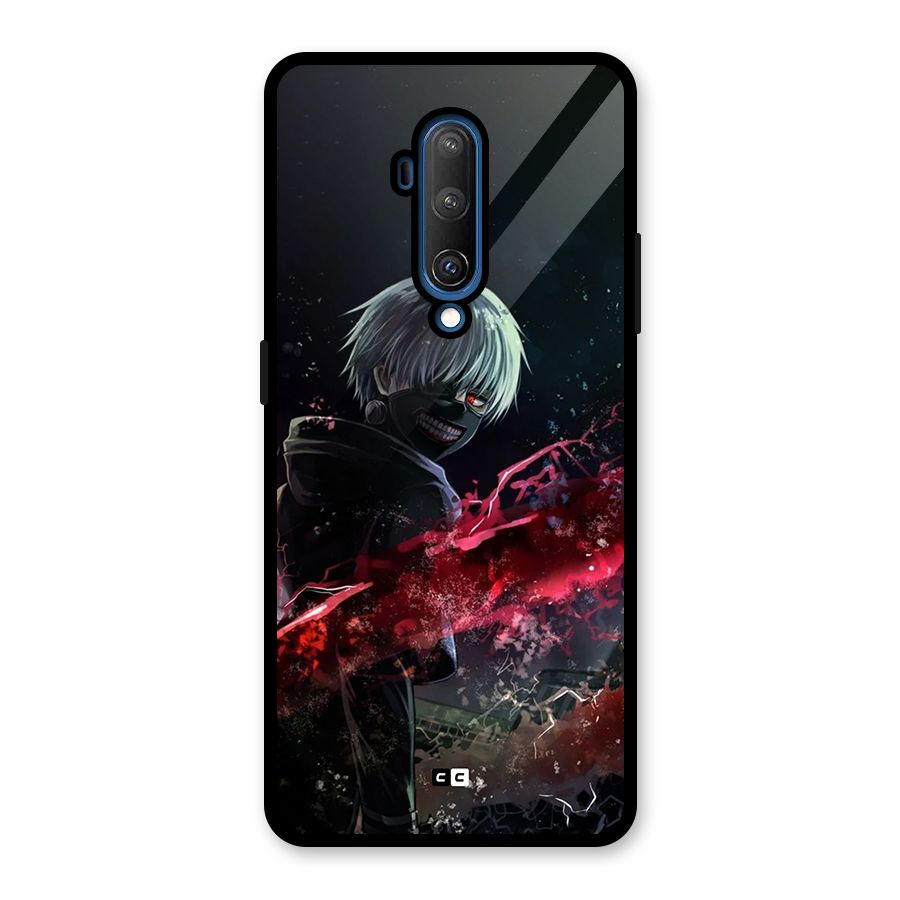 Amazing Ken Kaneki Glass Back Case for OnePlus 7T Pro