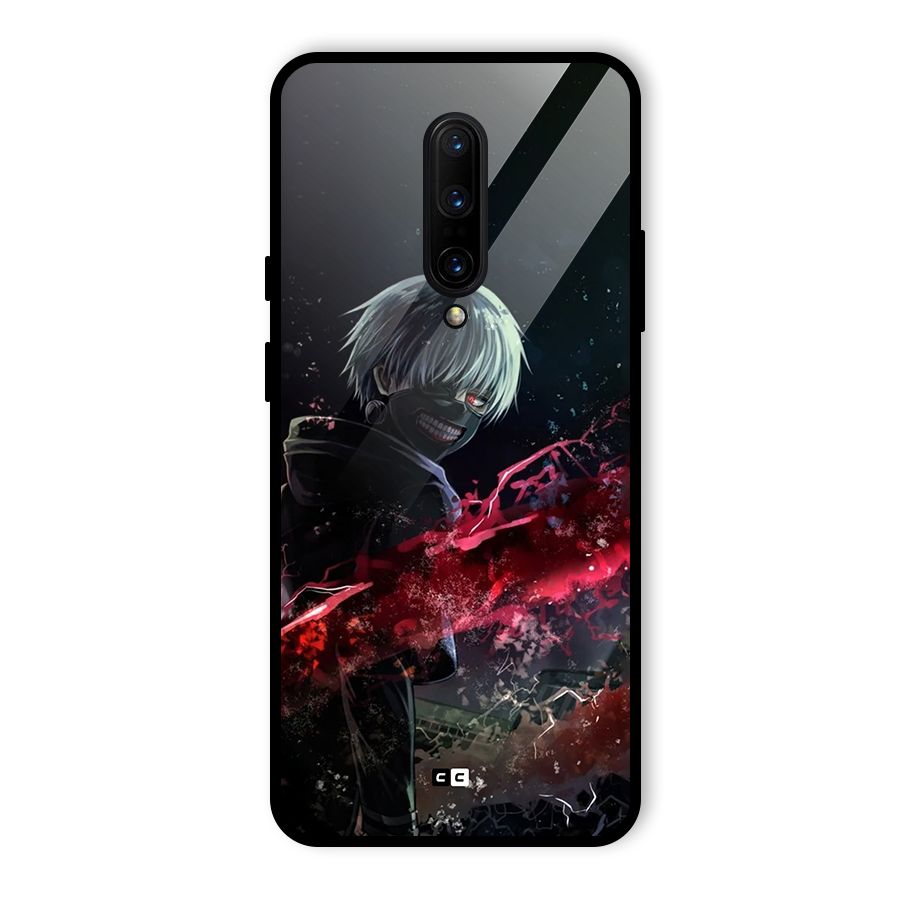 Amazing Ken Kaneki Glass Back Case for OnePlus 7 Pro