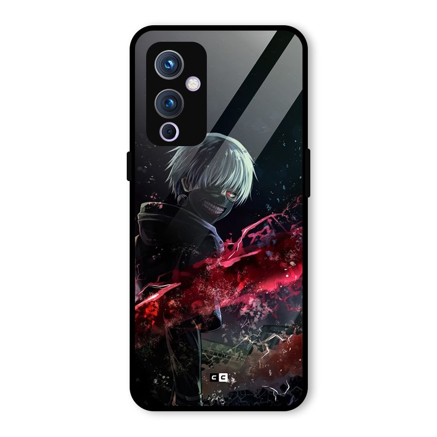 Amazing Ken Kaneki Glass Back Case for OnePlus 9