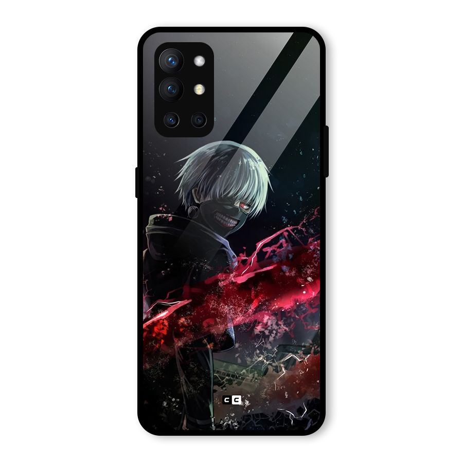 Amazing Ken Kaneki Glass Back Case for OnePlus 9R