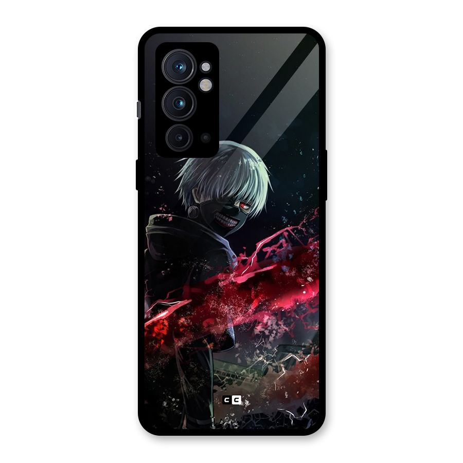 Amazing Ken Kaneki Glass Back Case for OnePlus 9RT 5G