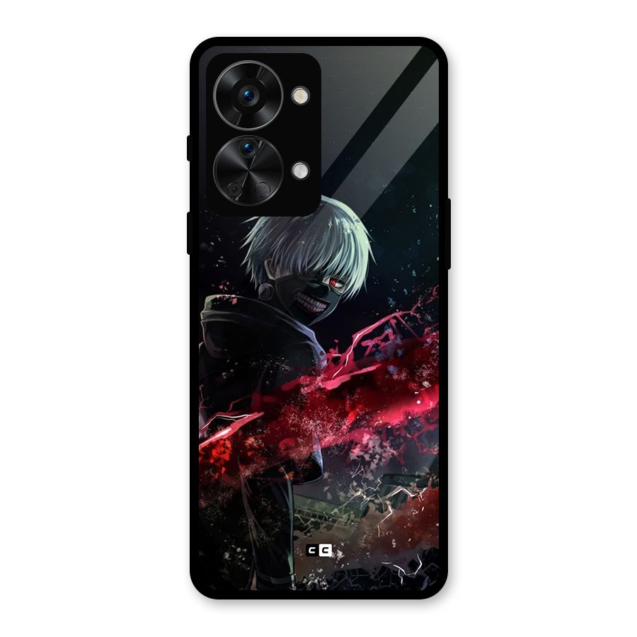 Amazing Ken Kaneki Glass Back Case for OnePlus Nord 2T