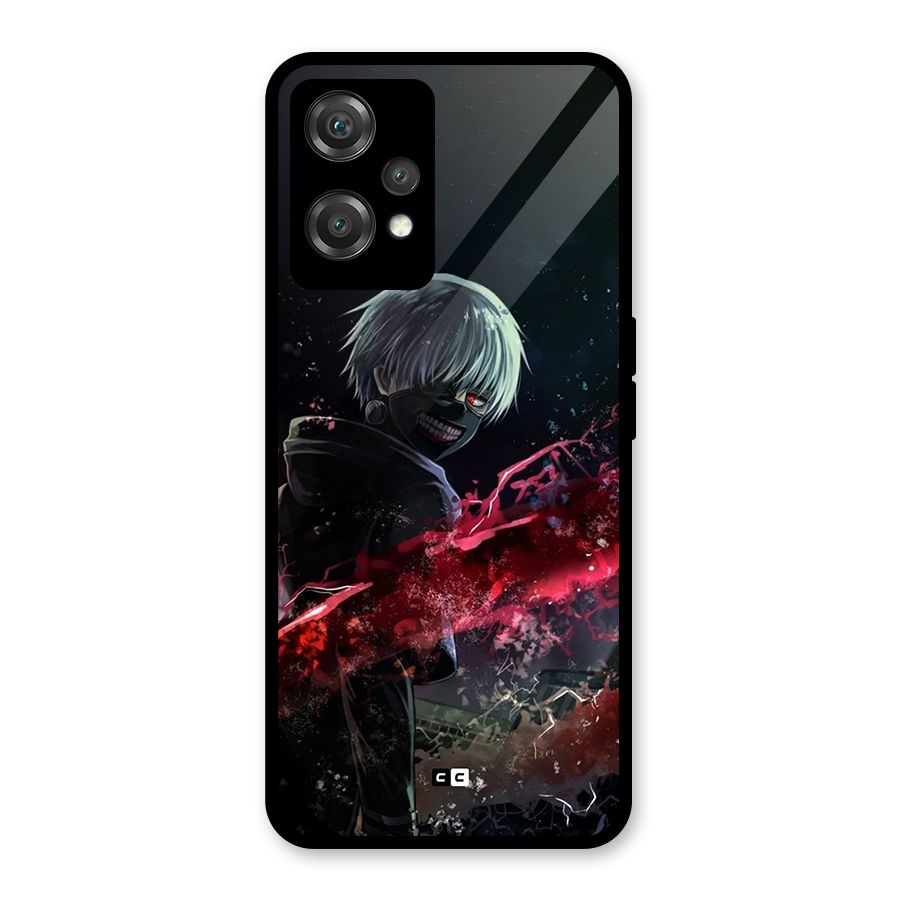 Amazing Ken Kaneki Glass Back Case for OnePlus Nord CE 2 Lite 5G