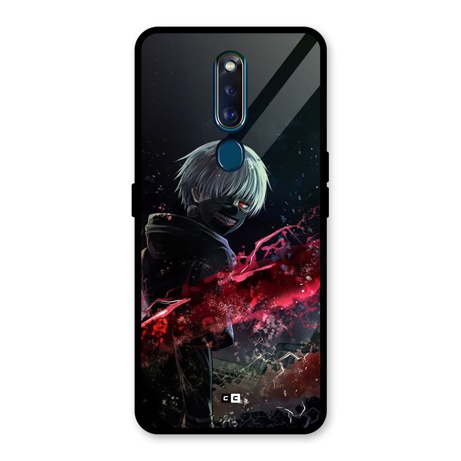 Amazing Ken Kaneki Glass Back Case for Oppo F11 Pro