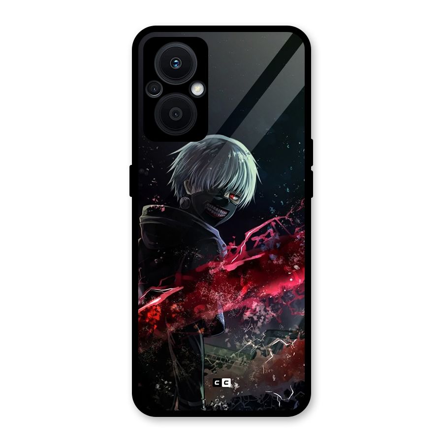 Amazing Ken Kaneki Glass Back Case for Oppo F21s Pro 5G