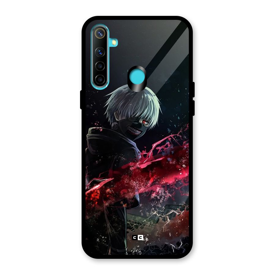 Amazing Ken Kaneki Glass Back Case for Realme 5s