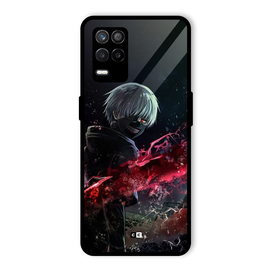 Amazing Ken Kaneki Glass Back Case for Realme 8s 5G