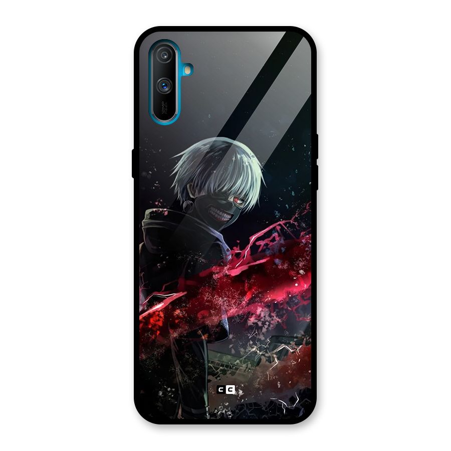 Amazing Ken Kaneki Glass Back Case for Realme C3