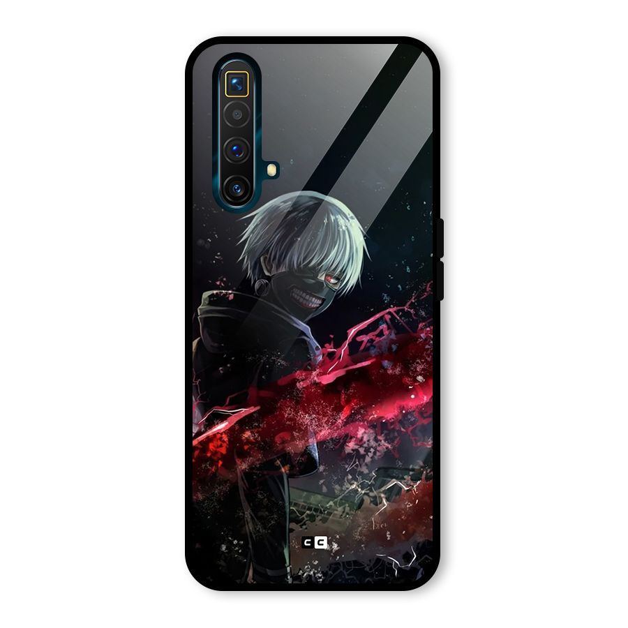 Amazing Ken Kaneki Glass Back Case for Realme X3