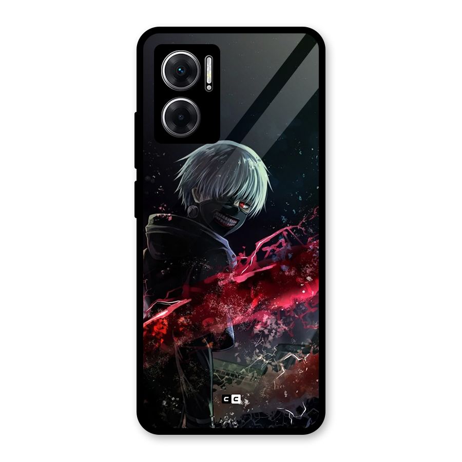 Amazing Ken Kaneki Glass Back Case for Redmi 11 Prime 5G