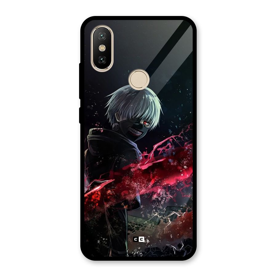 Amazing Ken Kaneki Glass Back Case for Redmi A2