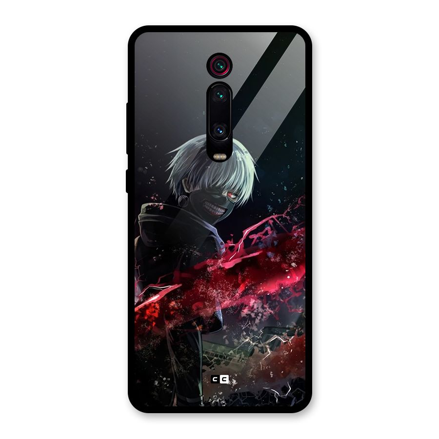 Amazing Ken Kaneki Glass Back Case for Redmi K20 Pro