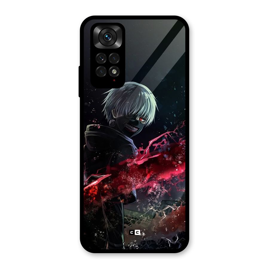Amazing Ken Kaneki Glass Back Case for Redmi Note 11S