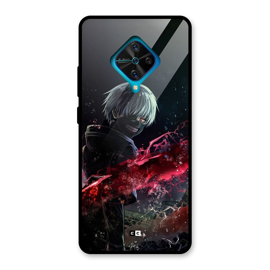Amazing Ken Kaneki Glass Back Case for Vivo S1 Pro
