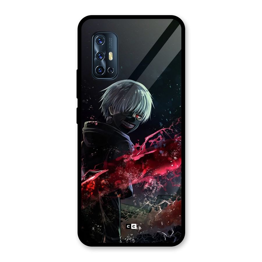 Amazing Ken Kaneki Glass Back Case for Vivo V17
