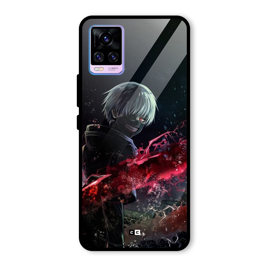 Amazing Ken Kaneki Glass Back Case for Vivo V20 Pro