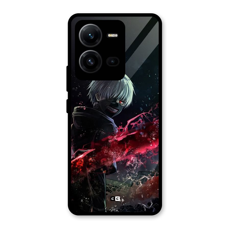 Amazing Ken Kaneki Glass Back Case for Vivo V25