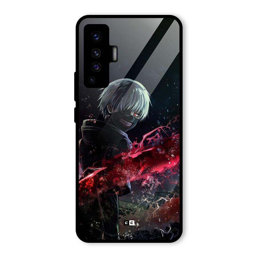Amazing Ken Kaneki Glass Back Case for Vivo X50